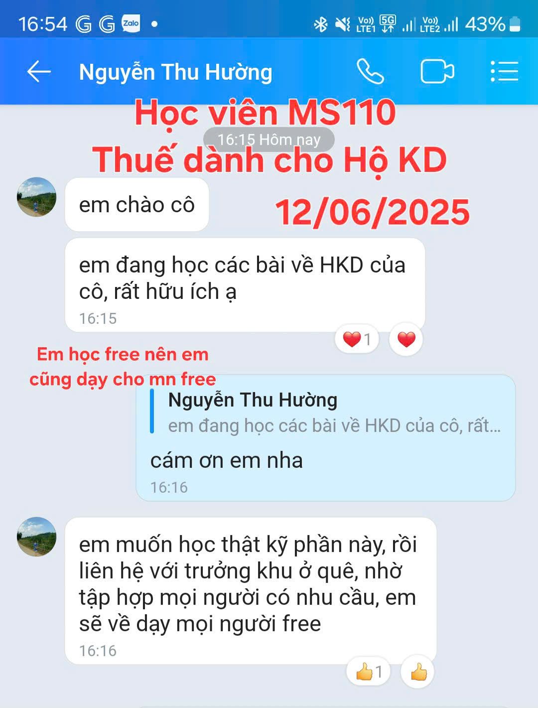 Từ 2026, Hộ Kinh Doanh từ 1 tỷ phải lập sổ & kê khai thuế đúng: Câu chuyện học viên trẻ lan tỏa tri thức về Thuế HKD