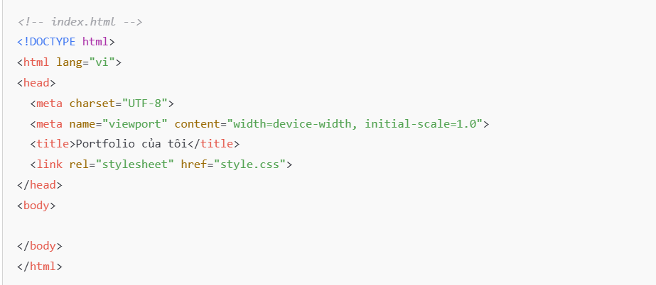 Thực hành code Web Portfolio với HTML5, CSS3, Bootstrap 5 và ChatGPT