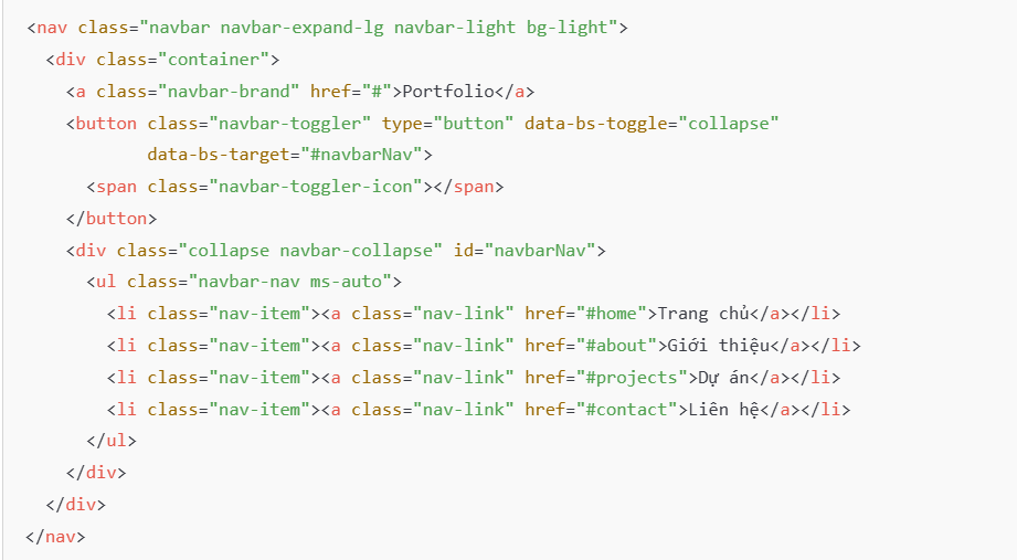 Thực hành code Web Portfolio với HTML5, CSS3, Bootstrap 5 và ChatGPT