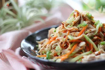 MÁCH MẸ CÁCH LÀM NỘM GÀ RAU CỦ GIÒN NGON TẠI NHÀ