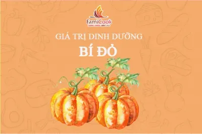 GIÁ TRỊ DINH DƯỠNG CỦA BÍ ĐỎ VỚI TRẺ NHỎ