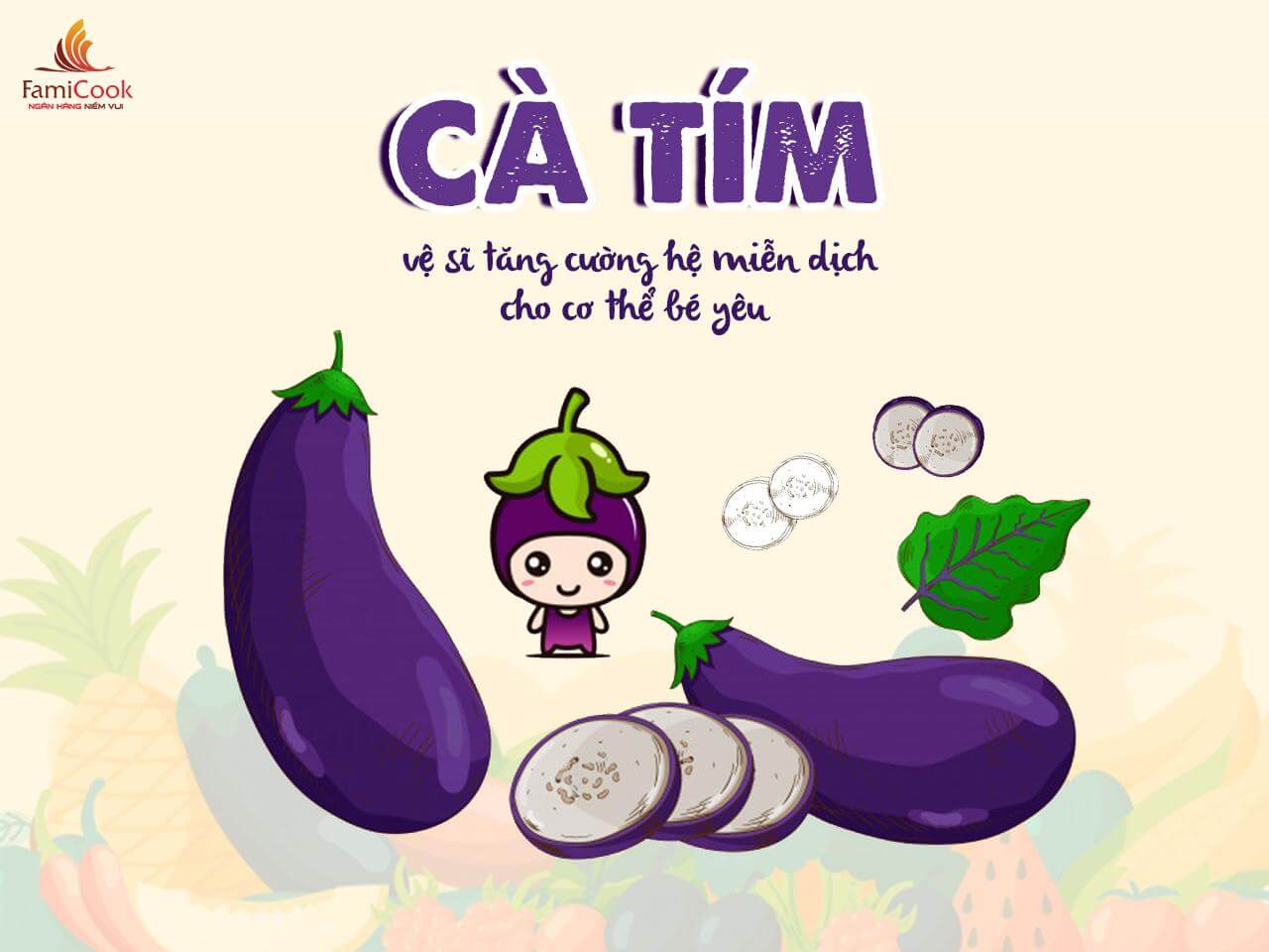 CÀ TÍM - VỆ SĨ TĂNG CƯỜNG MIỄN DỊCH CHO BÉ YÊU