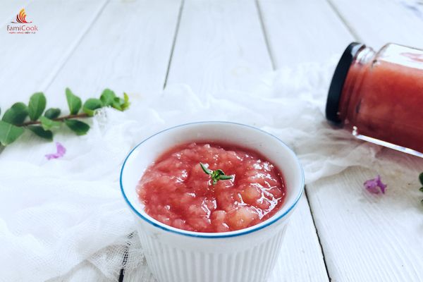 CÁCH LÀM MỨT ĐÀO ĂN BÁNH MÌ ĐƠN GIẢN TẠI NHÀ