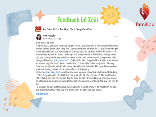 [FEEDBACK] BÉ XOÀI TỐT NGHIỆP ĂN DẶM 3IN1 NHƯ THẾ NÀO?