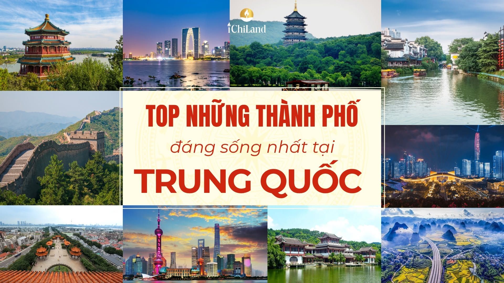 TOP NHỮNG THÀNH PHỐ ĐÁNG SỐNG NHẤT TẠI TRUNG QUỐC