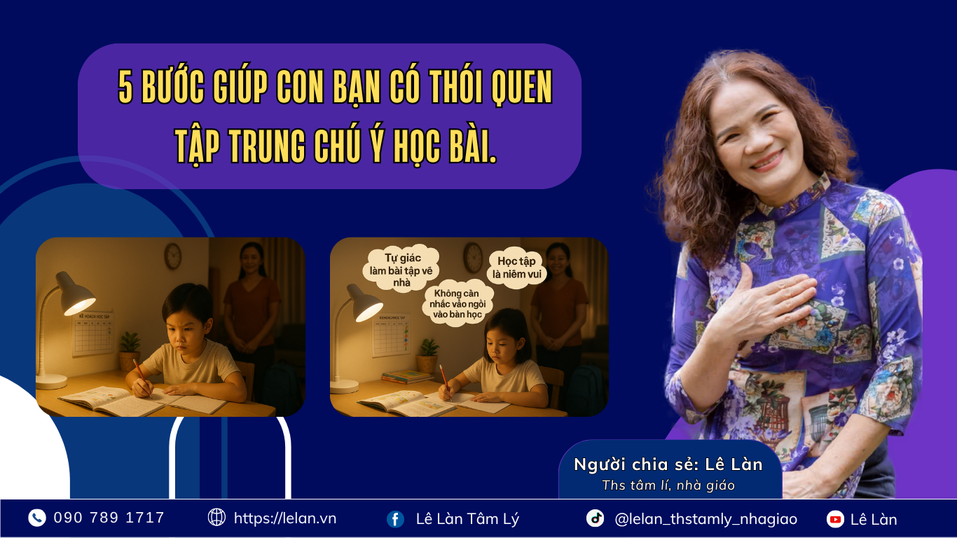 Làm Thế Nào Để Con Tập Trung Chú Ý Học Bài?