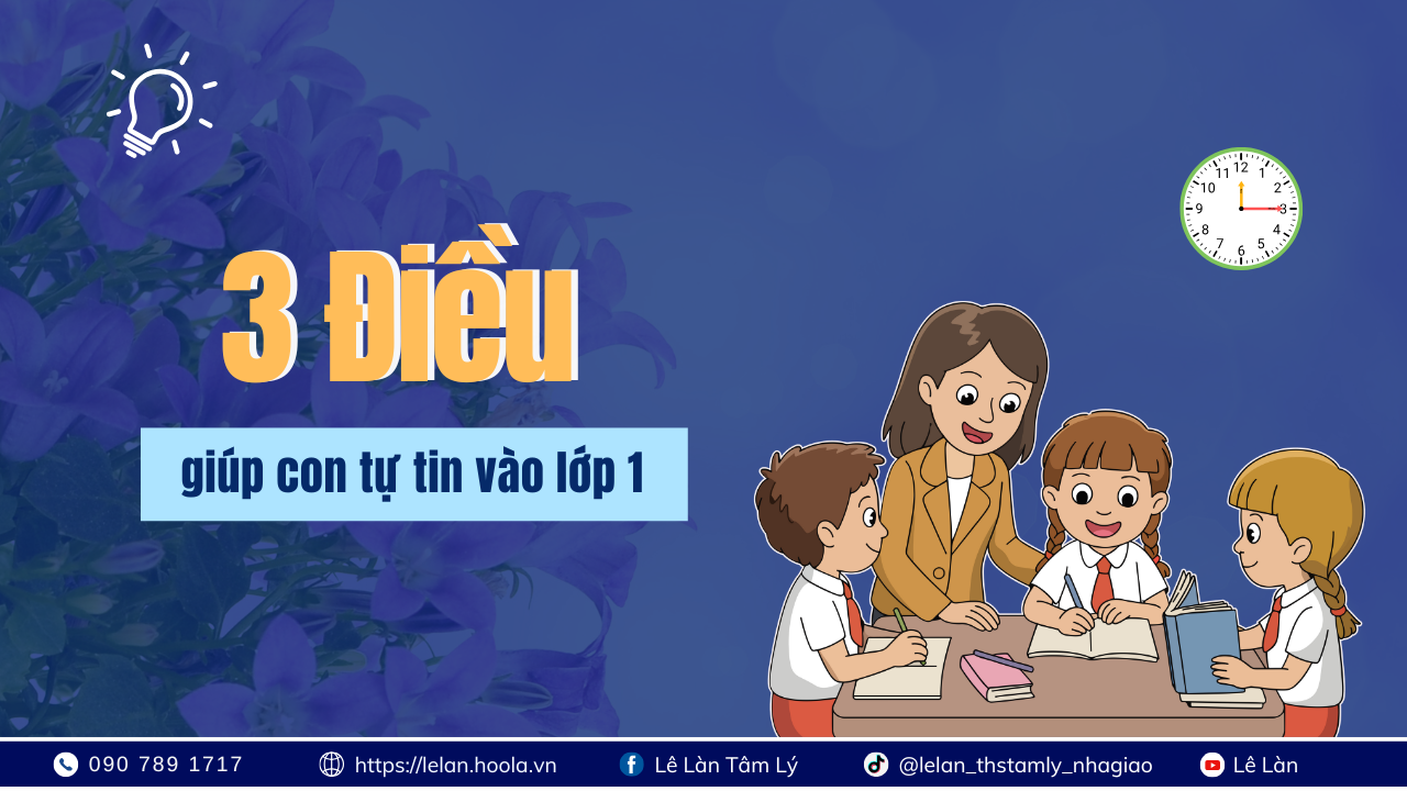 3 Điều Giúp Con Tự Tin Vào Lớp 1