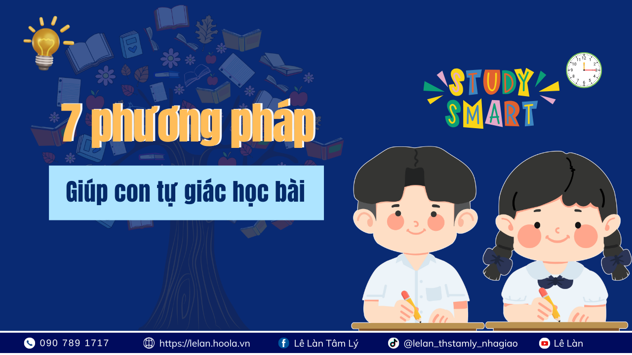 7 Phương Pháp Giúp Con Tự Giác Học Bài