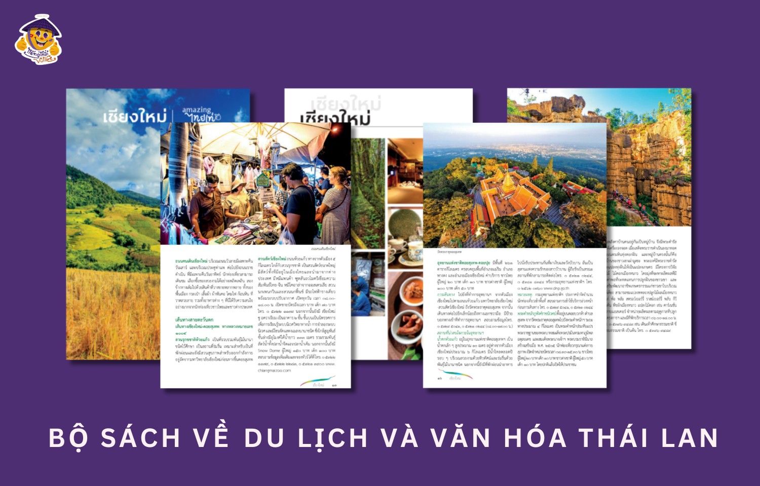 Tặng tài liệu học tiếng Thái PDF: Bộ sách du lịch và văn hóa Thái Lan thú vị