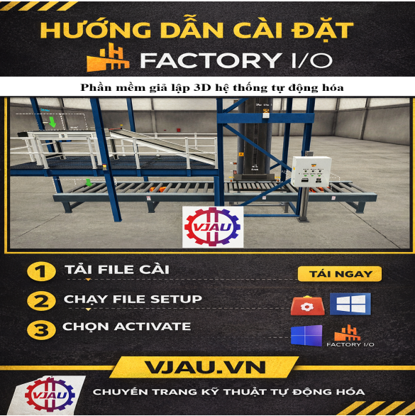 Hướng dẫn cài đặt phần mềm Factory IO V2.5.8